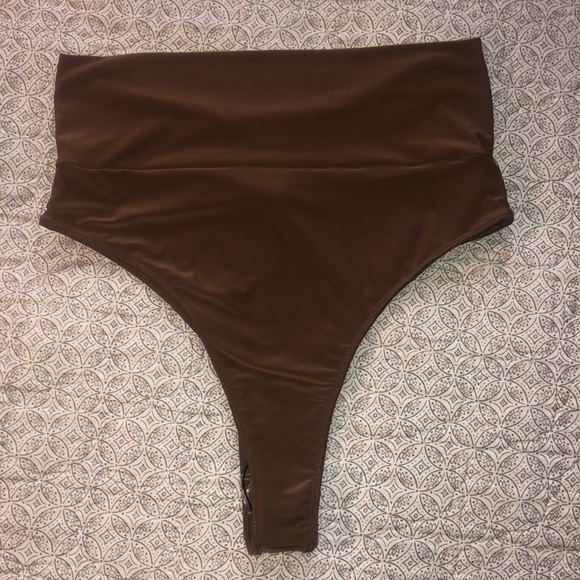 Brown bronze high waisted bikini - Picture 5 of 5